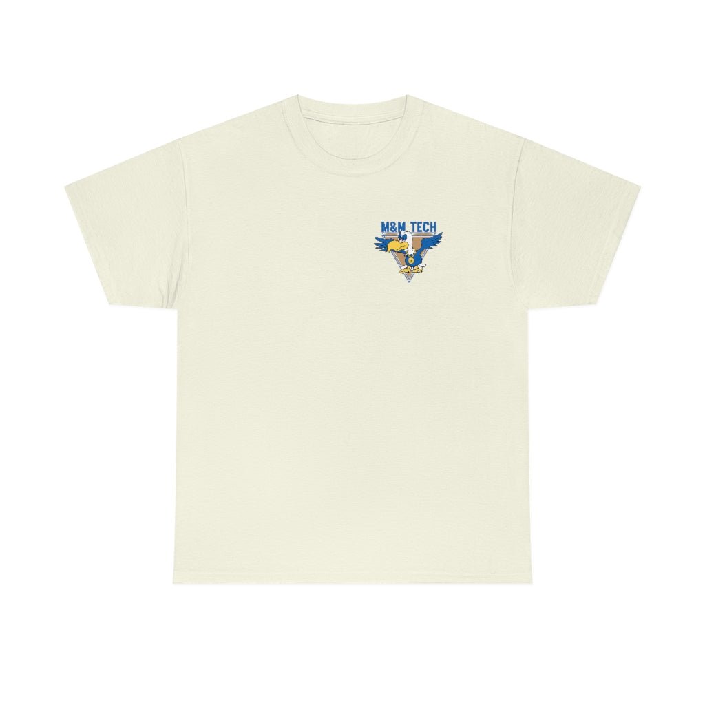 M&M Tech Blue Bird Unisex Heavy Cotton Tee - M&M Tech Glass