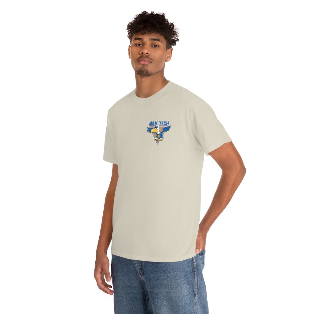 M&M Tech Blue Bird Unisex Heavy Cotton Tee - M&M Tech Glass