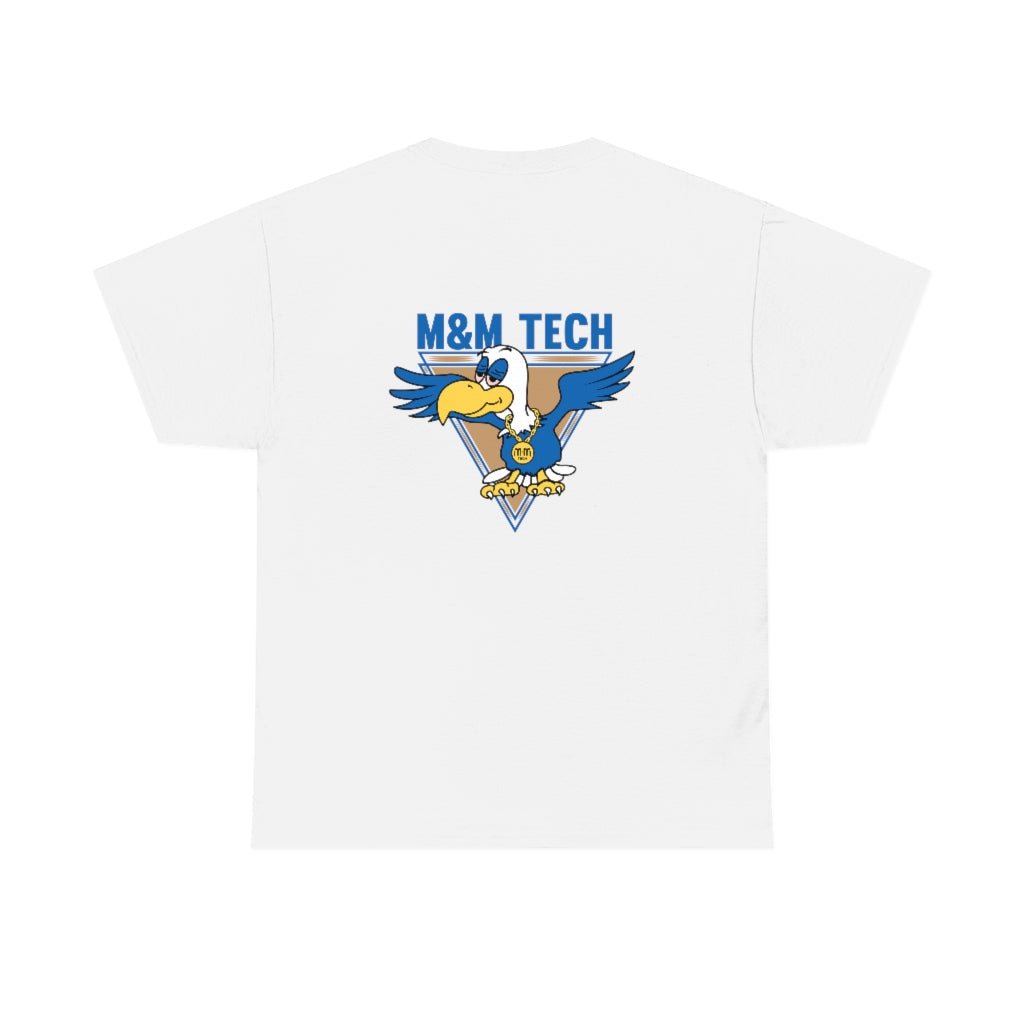M&M Tech Blue Bird Unisex Heavy Cotton Tee - M&M Tech Glass