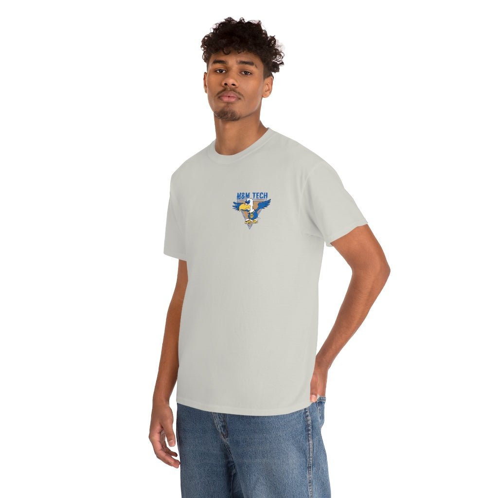 M&M Tech Blue Bird Unisex Heavy Cotton Tee - M&M Tech Glass