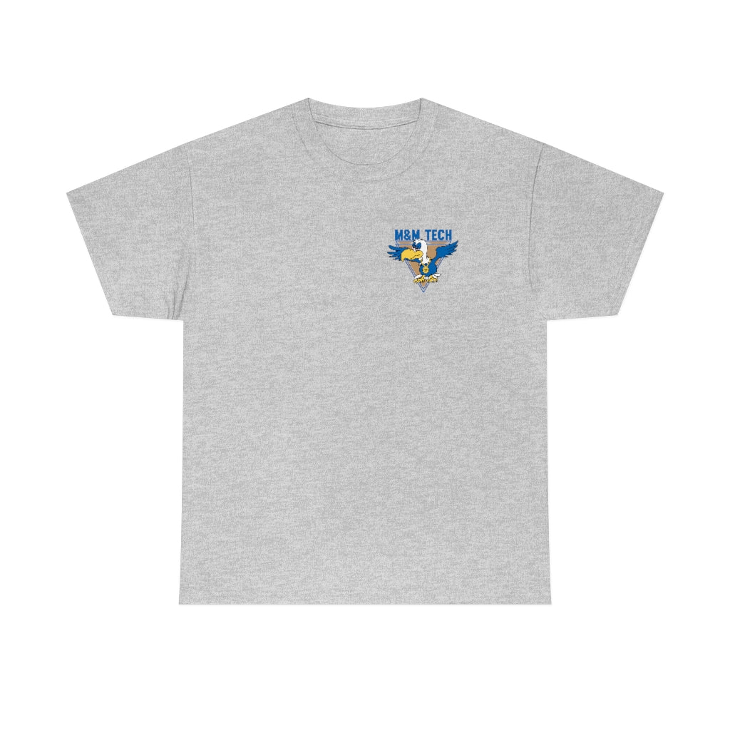 M&M Tech Blue Bird Unisex Heavy Cotton Tee - M&M Tech Glass