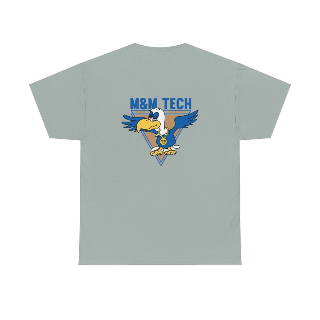M&M Tech Blue Bird Unisex Heavy Cotton Tee - M&M Tech Glass