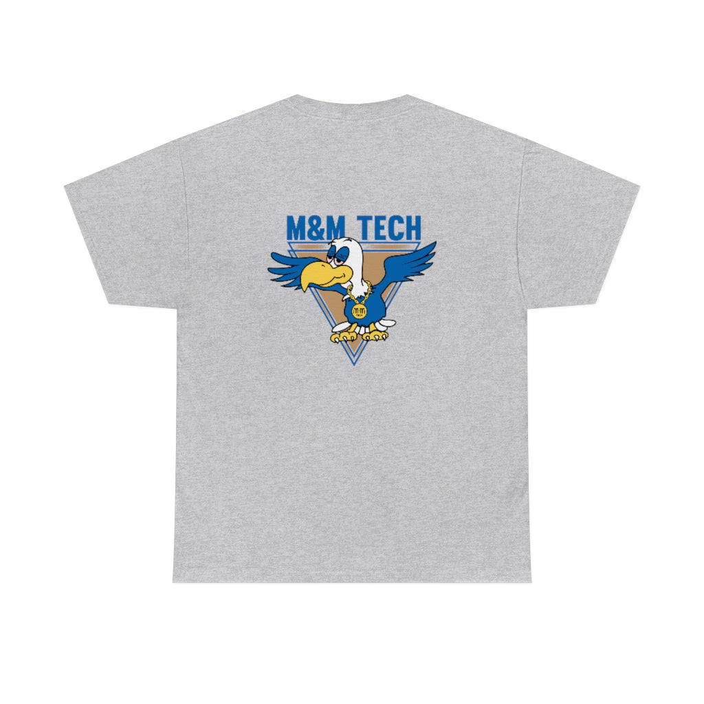 M&M Tech Blue Bird Unisex Heavy Cotton Tee - M&M Tech Glass