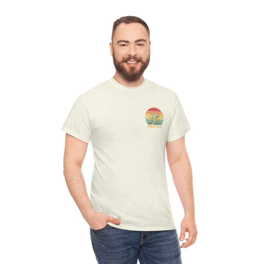 M&M Tech Color Eagle Unisex Heavy Cotton Tee - M&M Tech Glass