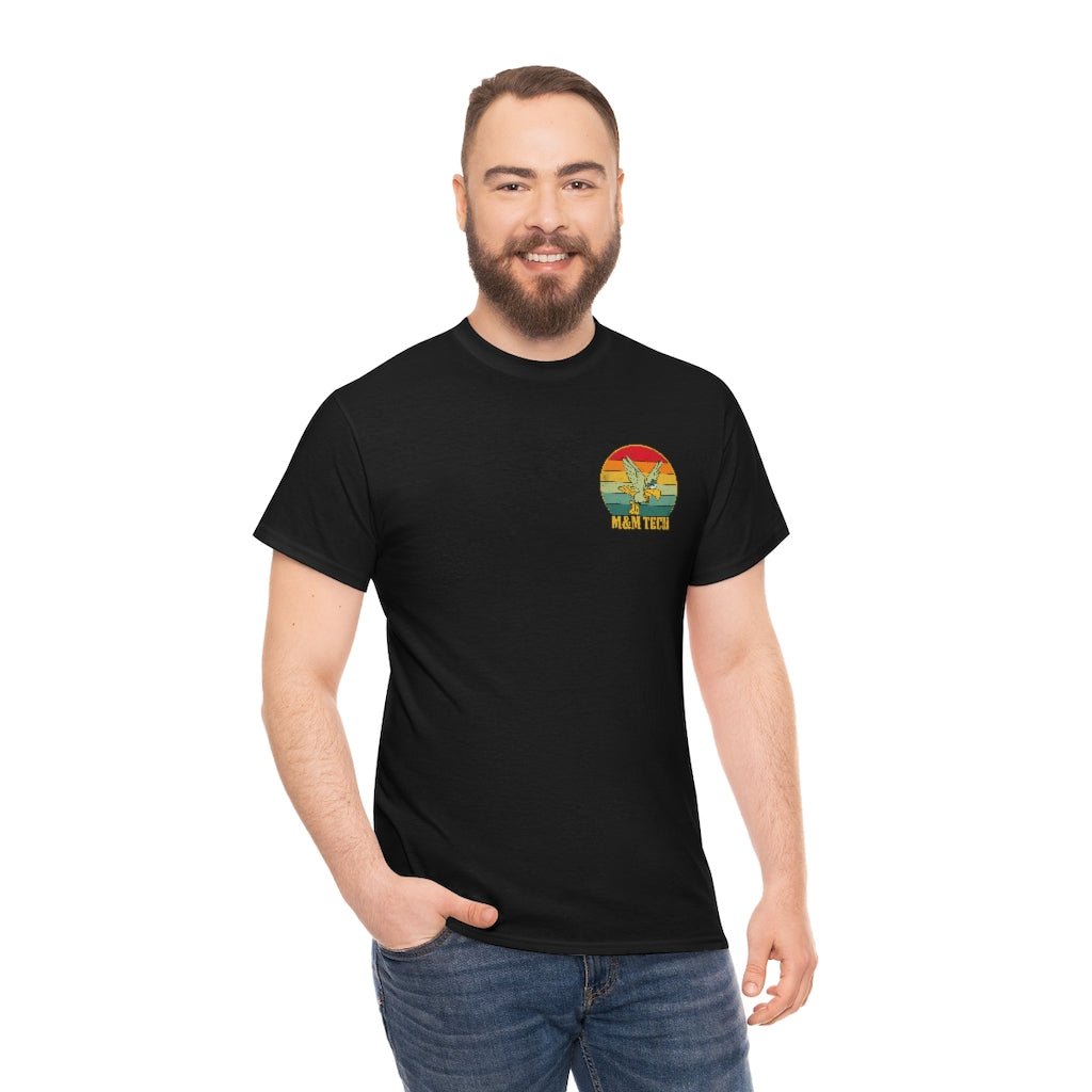 M&M Tech Color Eagle Unisex Heavy Cotton Tee - M&M Tech Glass