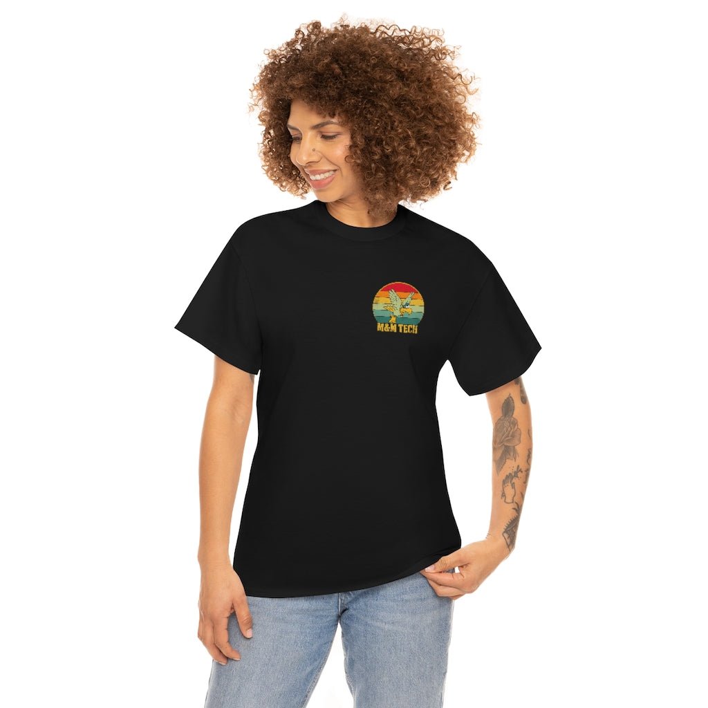 M&M Tech Color Eagle Unisex Heavy Cotton Tee - M&M Tech Glass