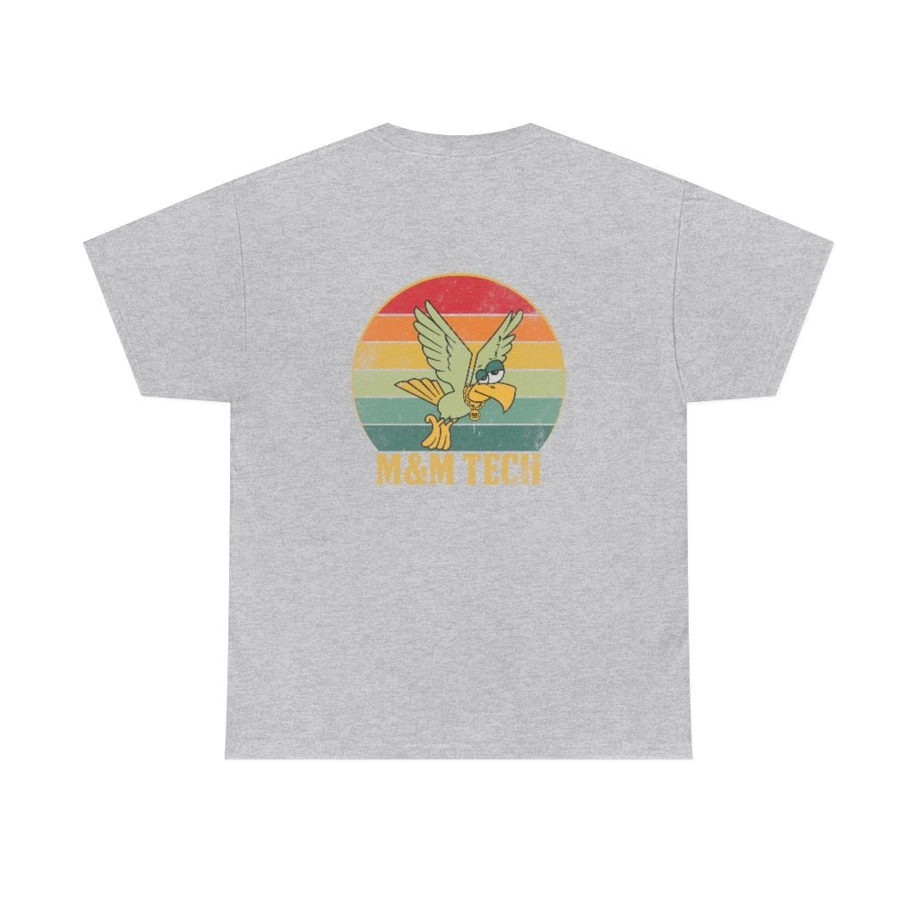 M&M Tech Color Eagle Unisex Heavy Cotton Tee - M&M Tech Glass