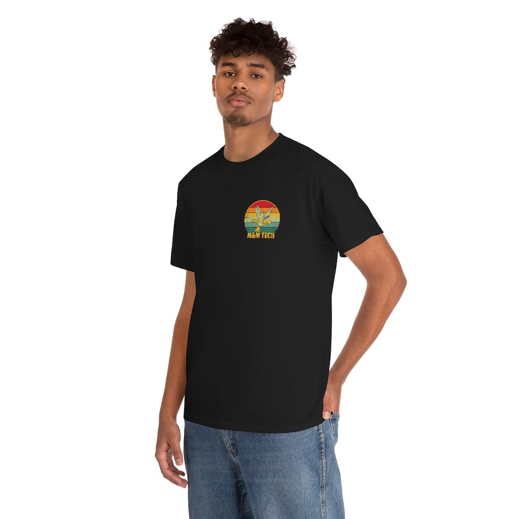 M&M Tech Color Eagle Unisex Heavy Cotton Tee - M&M Tech Glass