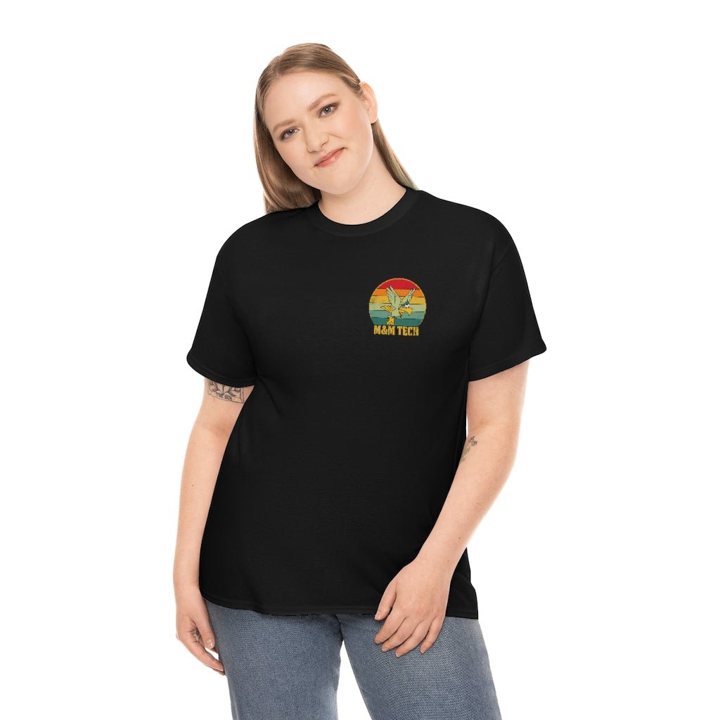 M&M Tech Color Eagle Unisex Heavy Cotton Tee - M&M Tech Glass