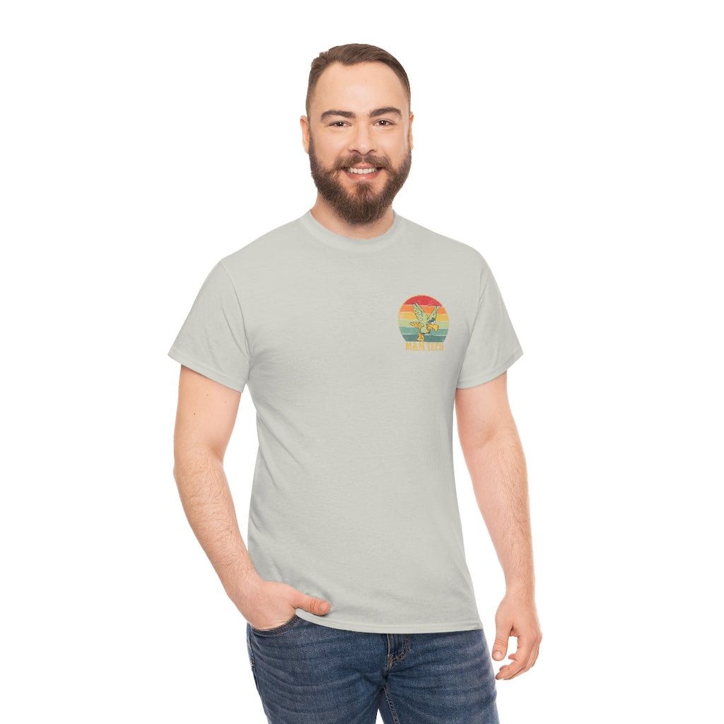 M&M Tech Color Eagle Unisex Heavy Cotton Tee - M&M Tech Glass