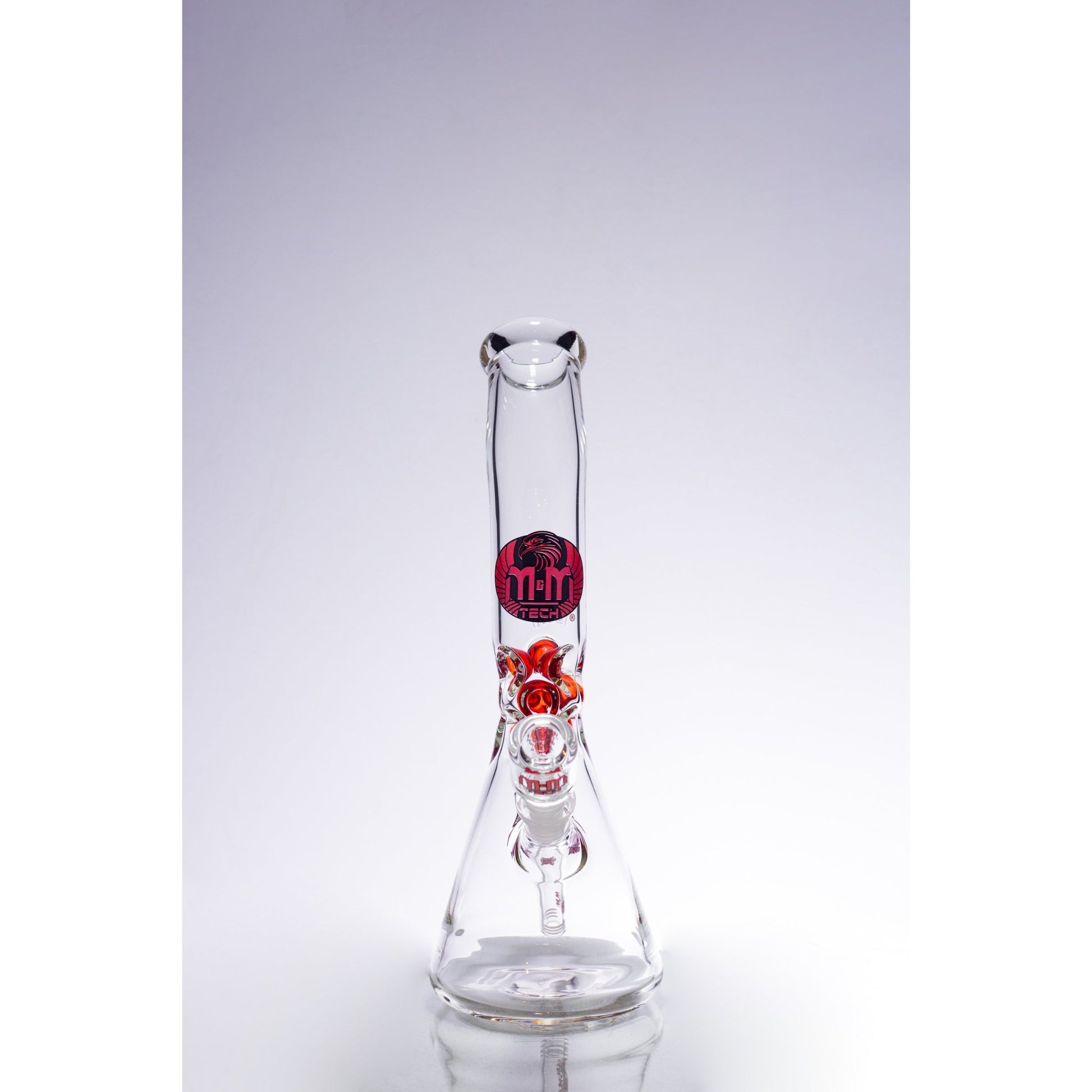 Waterpipe Lazy Beaker with Ice Pinch by M&M Tech - M&M Tech Glass