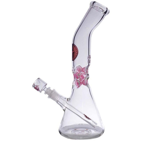 Image of Waterpipe Lazy Beaker with Ice Pinch by M&M Tech - M&M Tech Glass