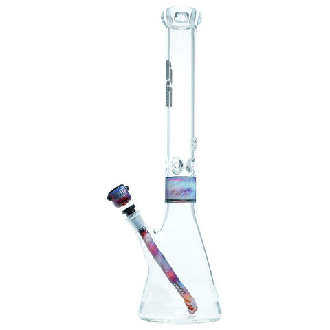 Image of Beaker with Color Ring by M&M Tech - M&M Tech Glass
