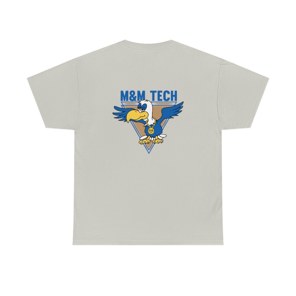 M&M Tech Blue Bird Unisex Heavy Cotton Tee - M&M Tech Glass