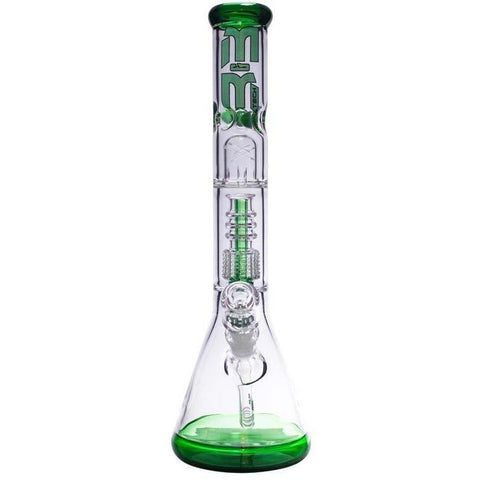 Image of Waterpipe Chandelier Color Ring Beaker by M&M Tech - M&M Tech Glass
