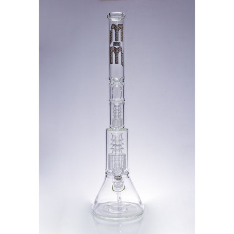 Image of Waterpipe Double Chandelier Monster Ripper by M&M Tech - M&M Tech Glass