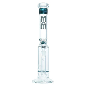 Waterpipe Lattice Straight Tube By M&M Tech - M&M Tech Glass