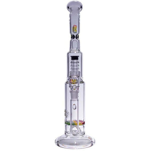 Waterpipe Latticeandelier Bent Neck by M&M Tech - M&M Tech Glass