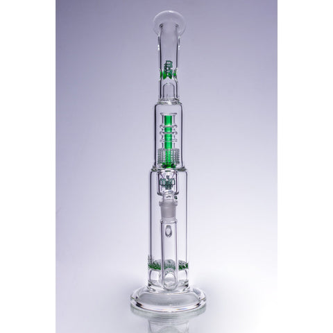 Image of Waterpipe Latticeandelier Bent Neck by M&M Tech - M&M Tech Glass