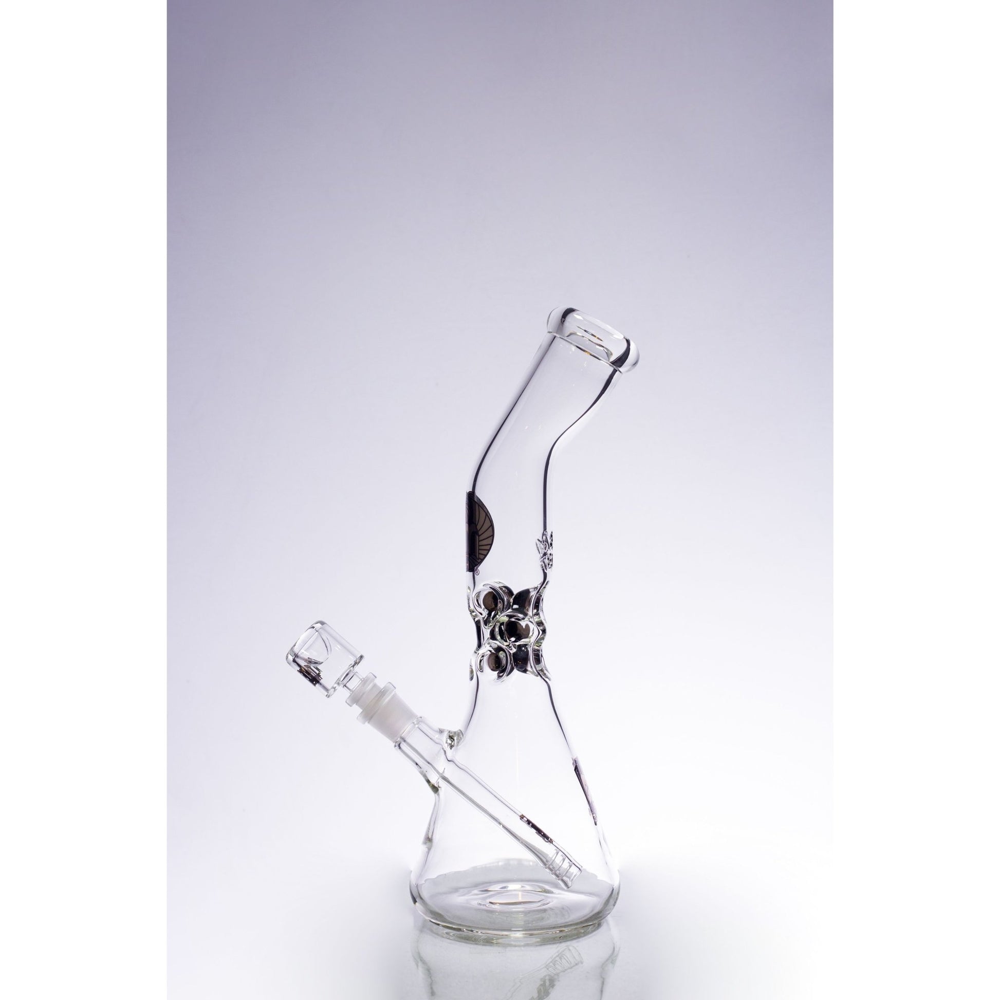 Waterpipe Lazy Beaker with Ice Pinch by M&M Tech - M&M Tech Glass
