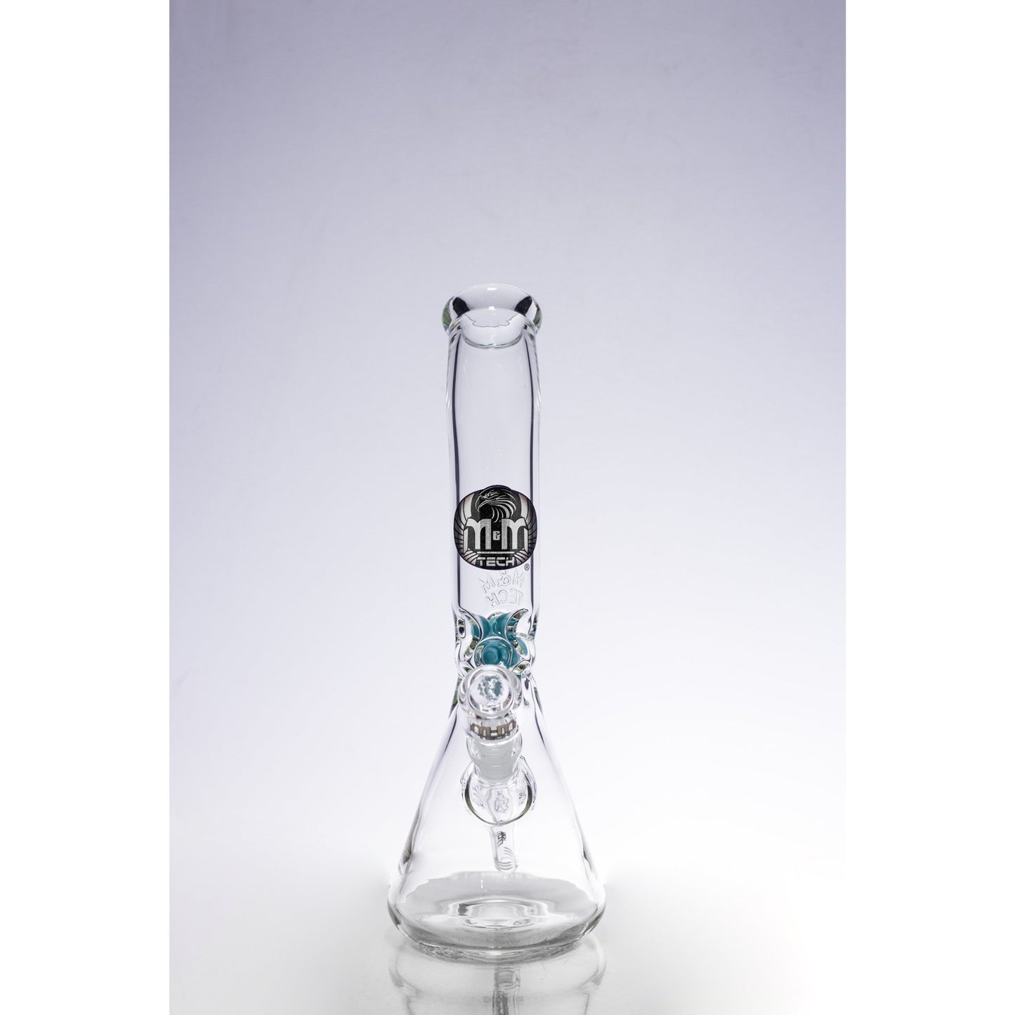 Waterpipe Lazy Beaker with Ice Pinch by M&M Tech - M&M Tech Glass