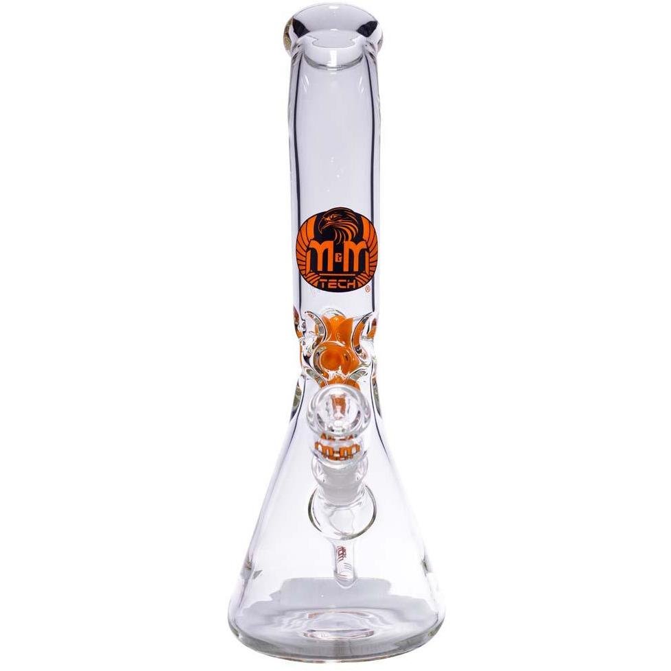 Waterpipe Lazy Beaker with Ice Pinch by M&M Tech - M&M Tech Glass