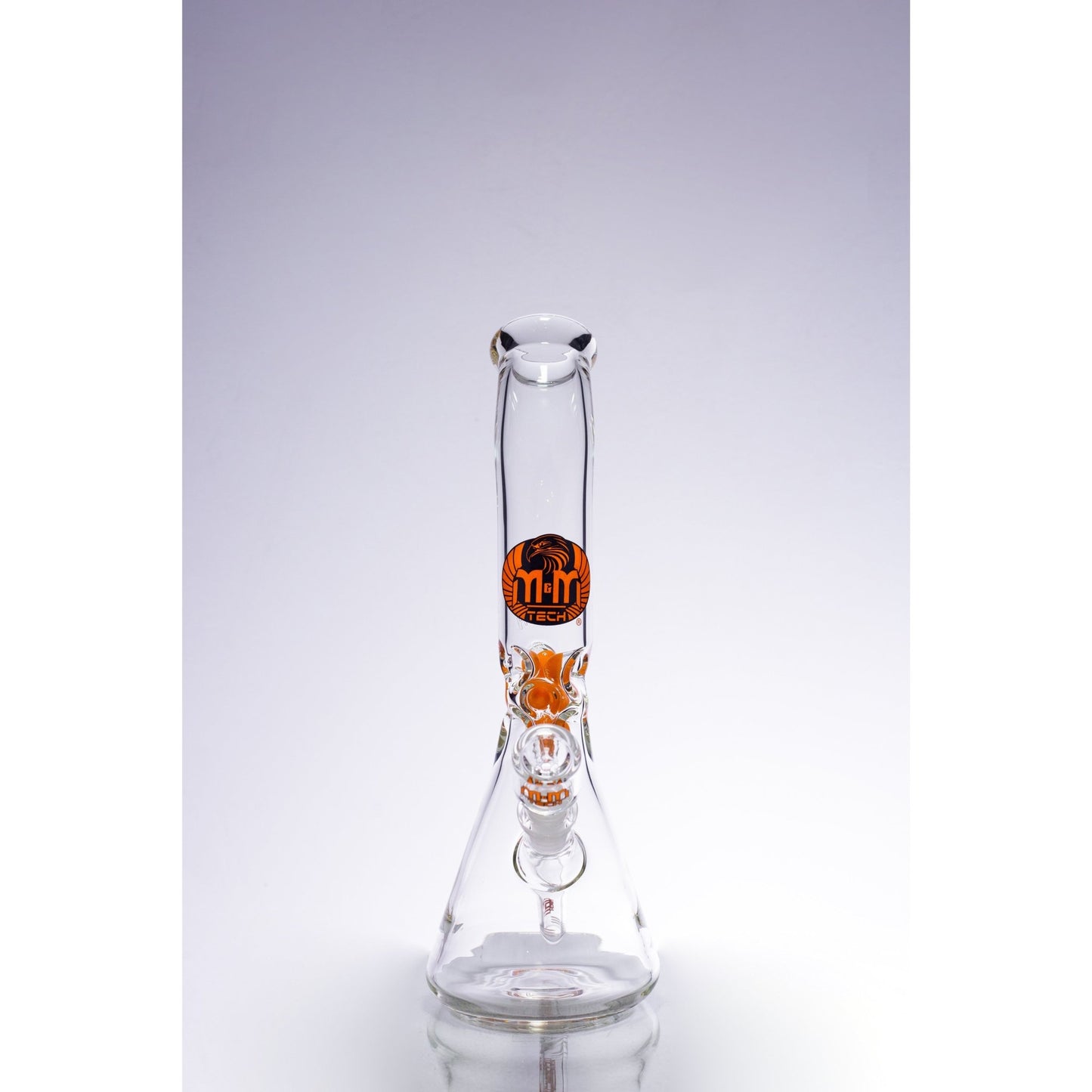Waterpipe Lazy Beaker with Ice Pinch by M&M Tech - M&M Tech Glass