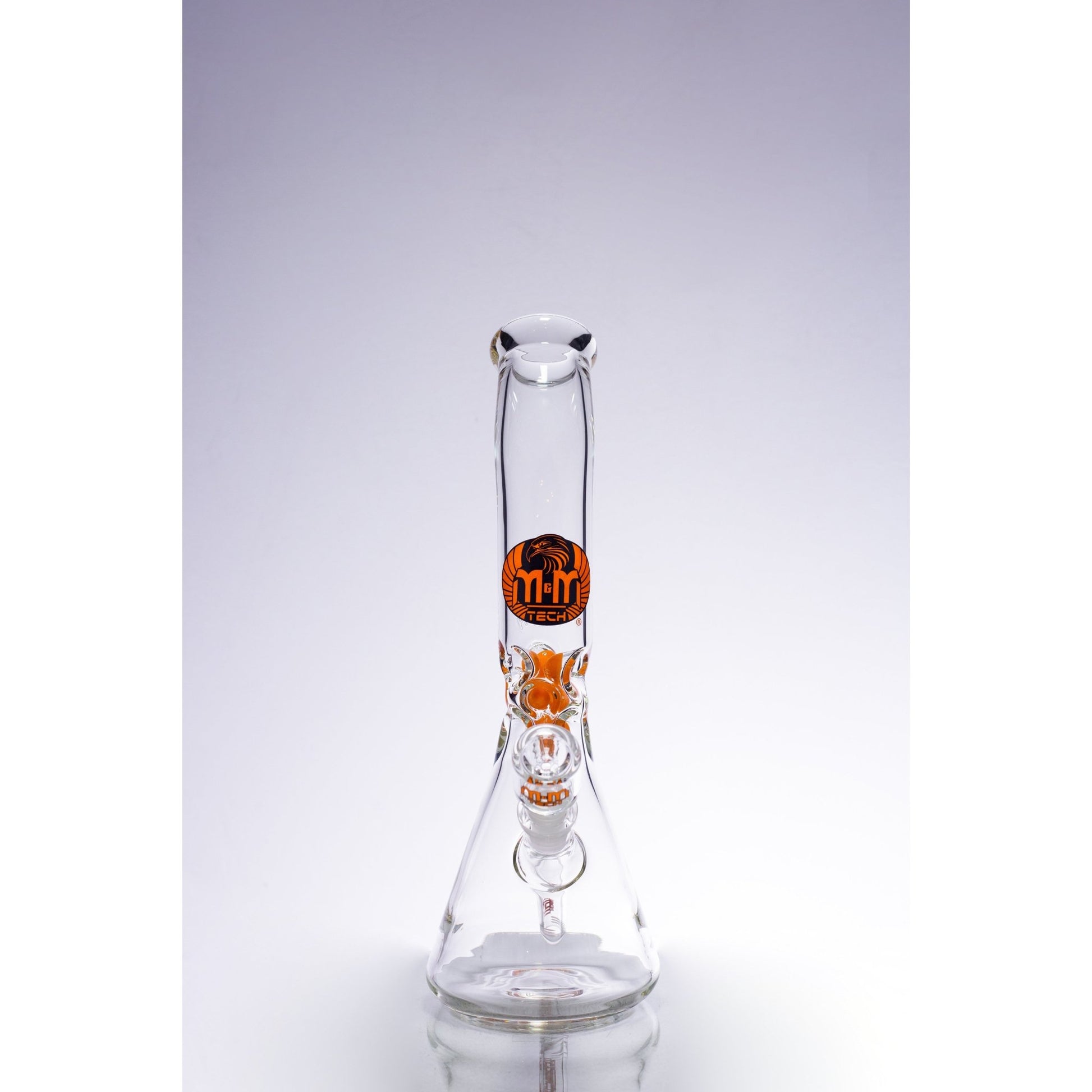 Waterpipe Lazy Beaker with Ice Pinch by M&M Tech - M&M Tech Glass