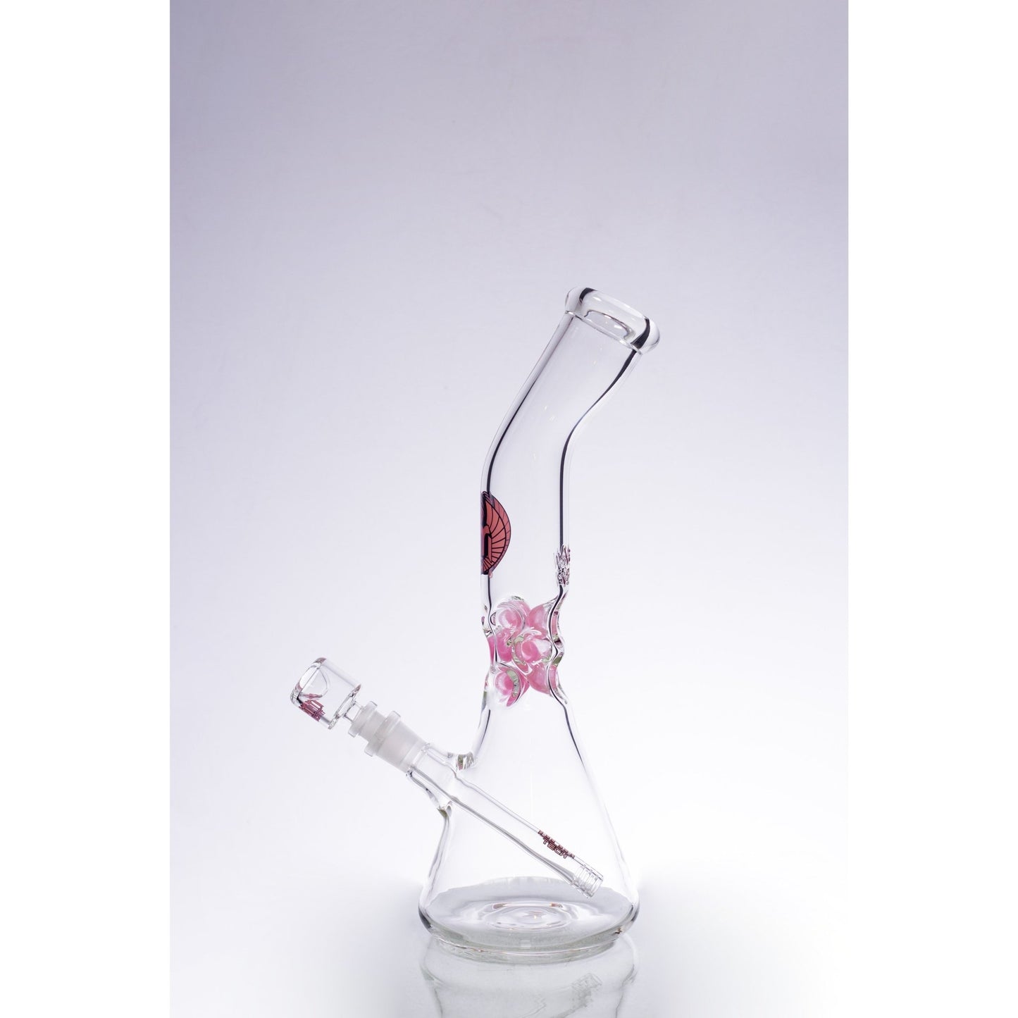 Waterpipe Lazy Beaker with Ice Pinch by M&M Tech - M&M Tech Glass