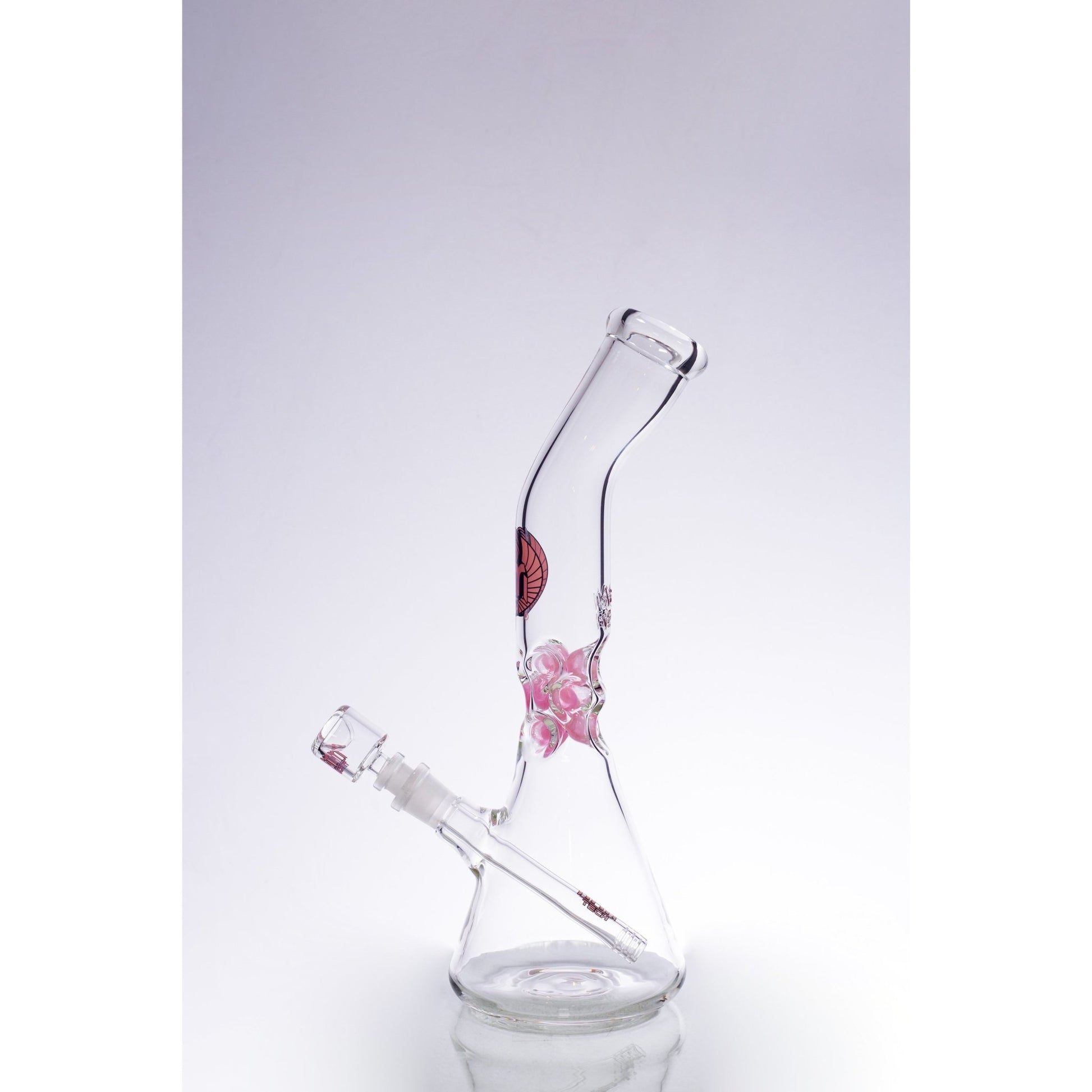 Waterpipe Lazy Beaker with Ice Pinch by M&M Tech - M&M Tech Glass