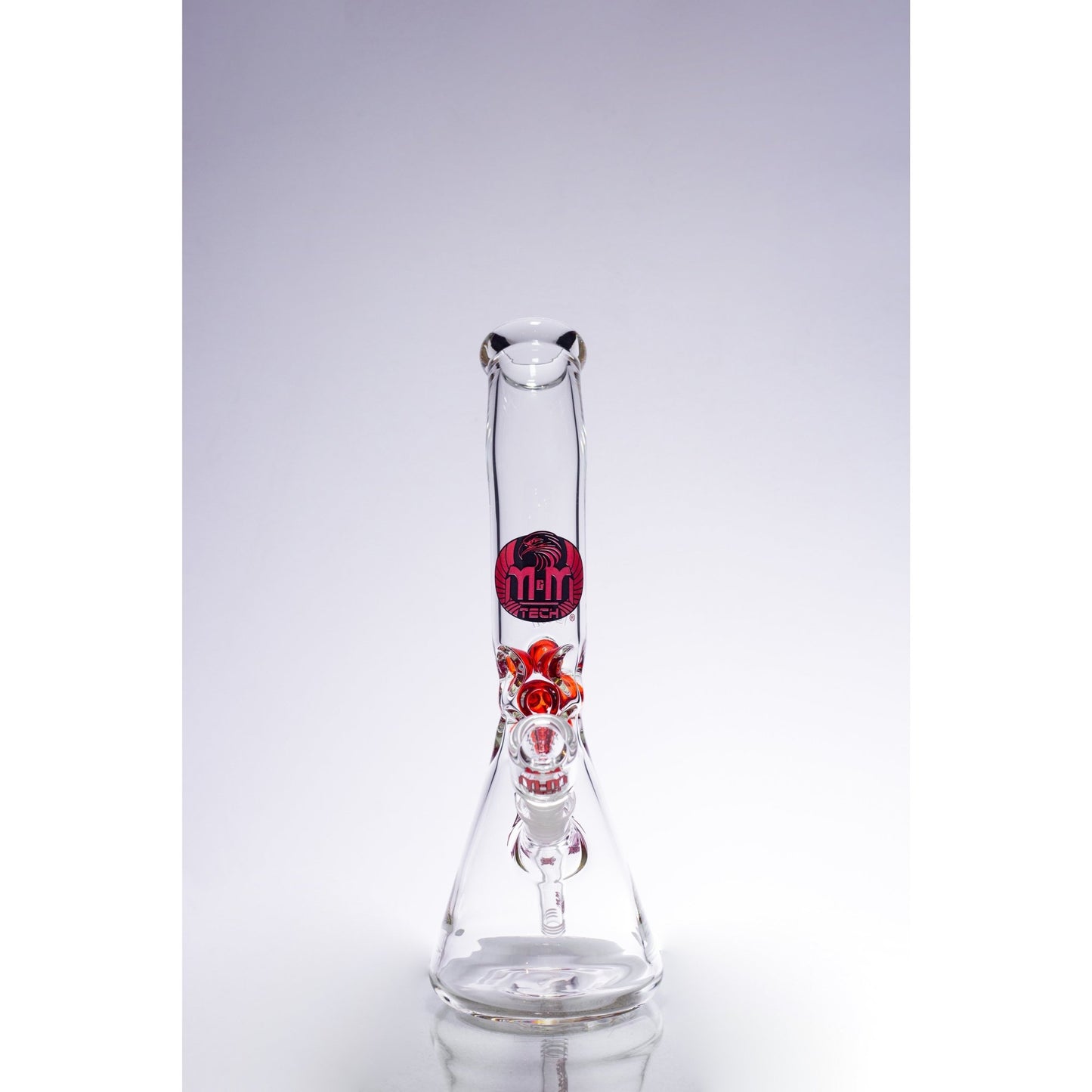 Waterpipe Lazy Beaker with Ice Pinch by M&M Tech - M&M Tech Glass