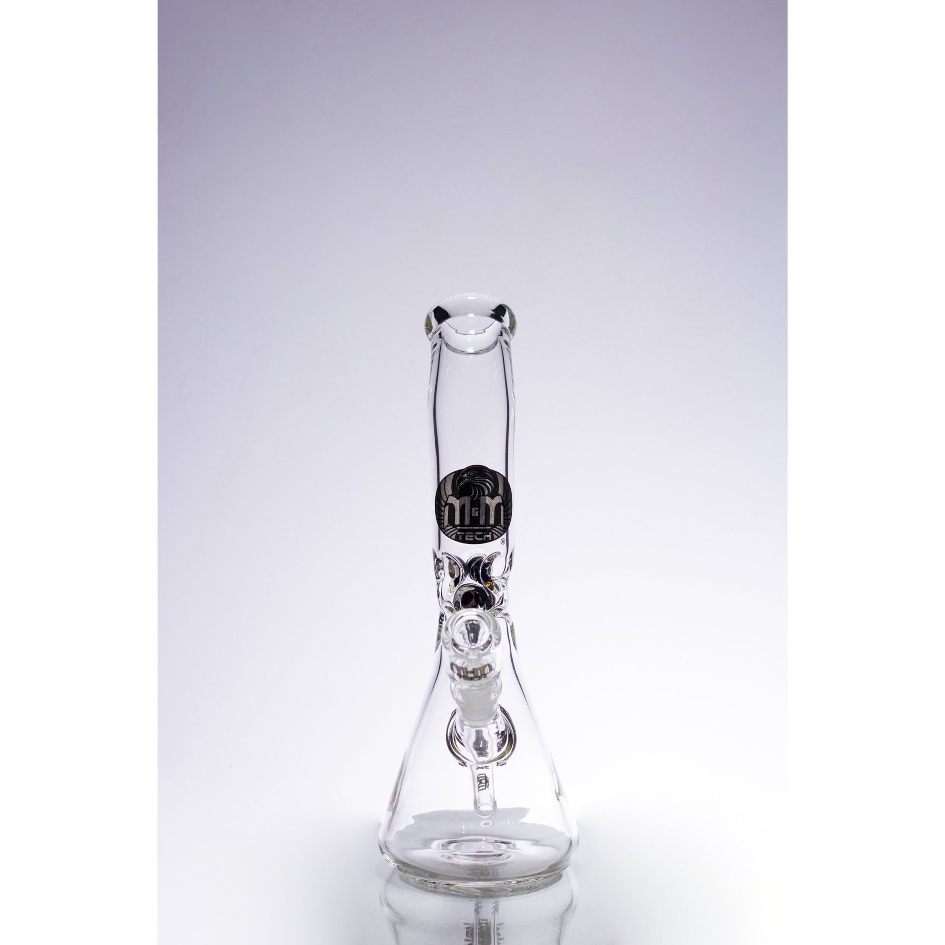 Waterpipe Lazy Beaker with Ice Pinch by M&M Tech - M&M Tech Glass