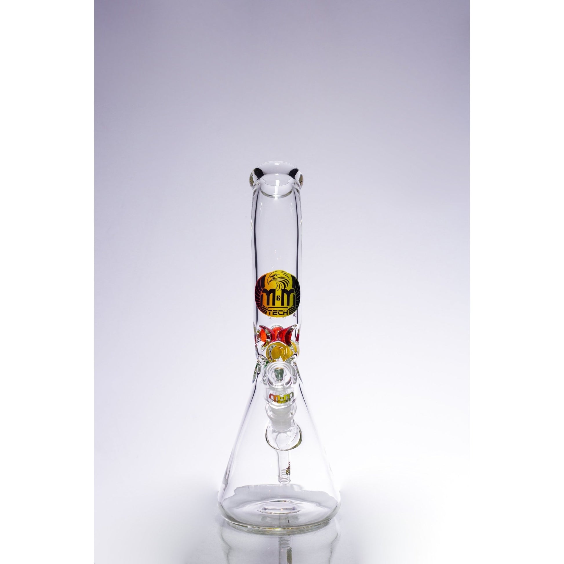Waterpipe Lazy Beaker with Ice Pinch by M&M Tech - M&M Tech Glass