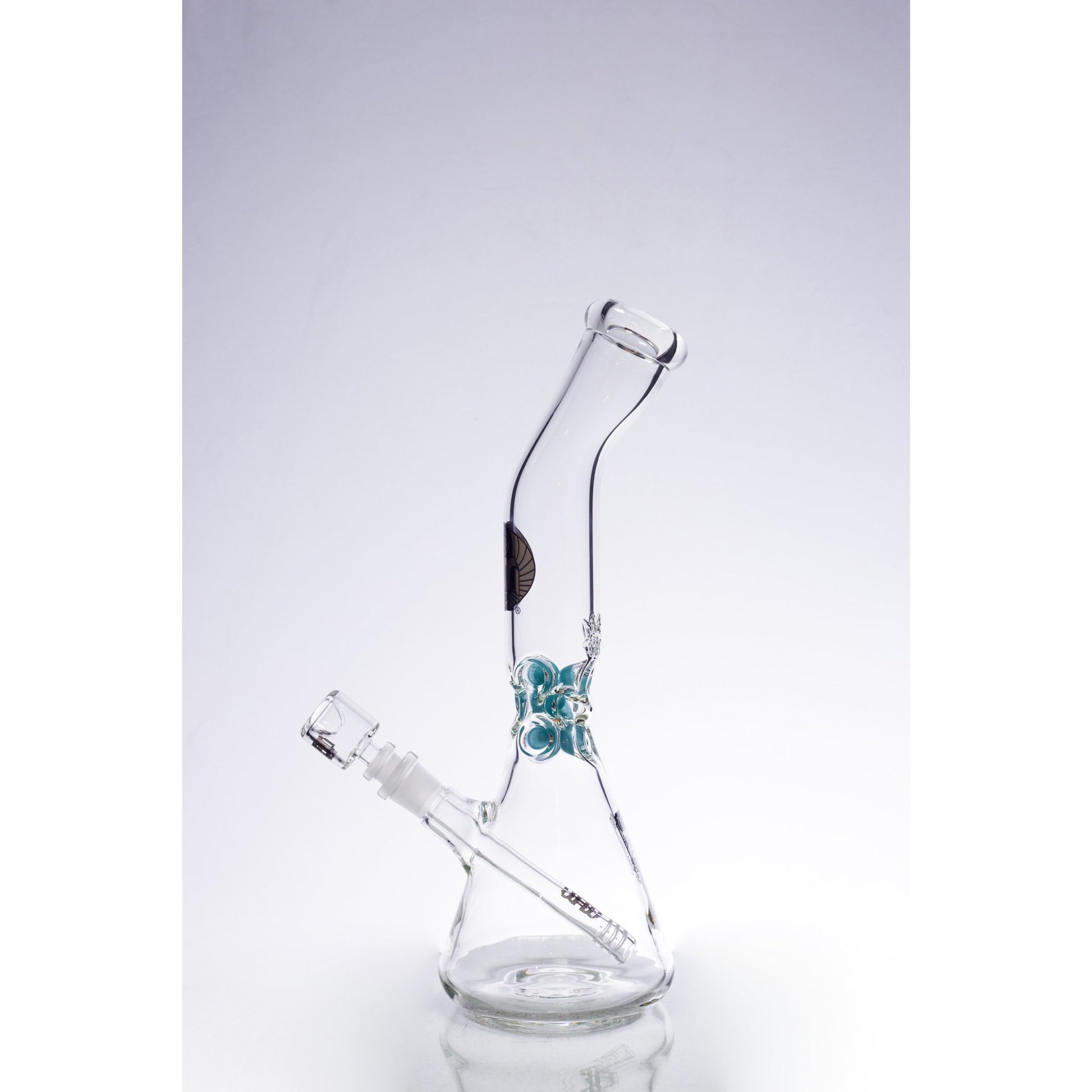 Waterpipe Lazy Beaker with Ice Pinch by M&M Tech - M&M Tech Glass