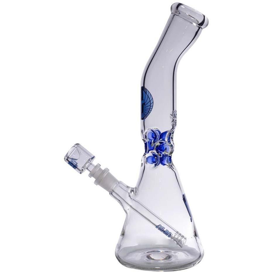 Waterpipe Lazy Beaker with Ice Pinch by M&M Tech - M&M Tech Glass
