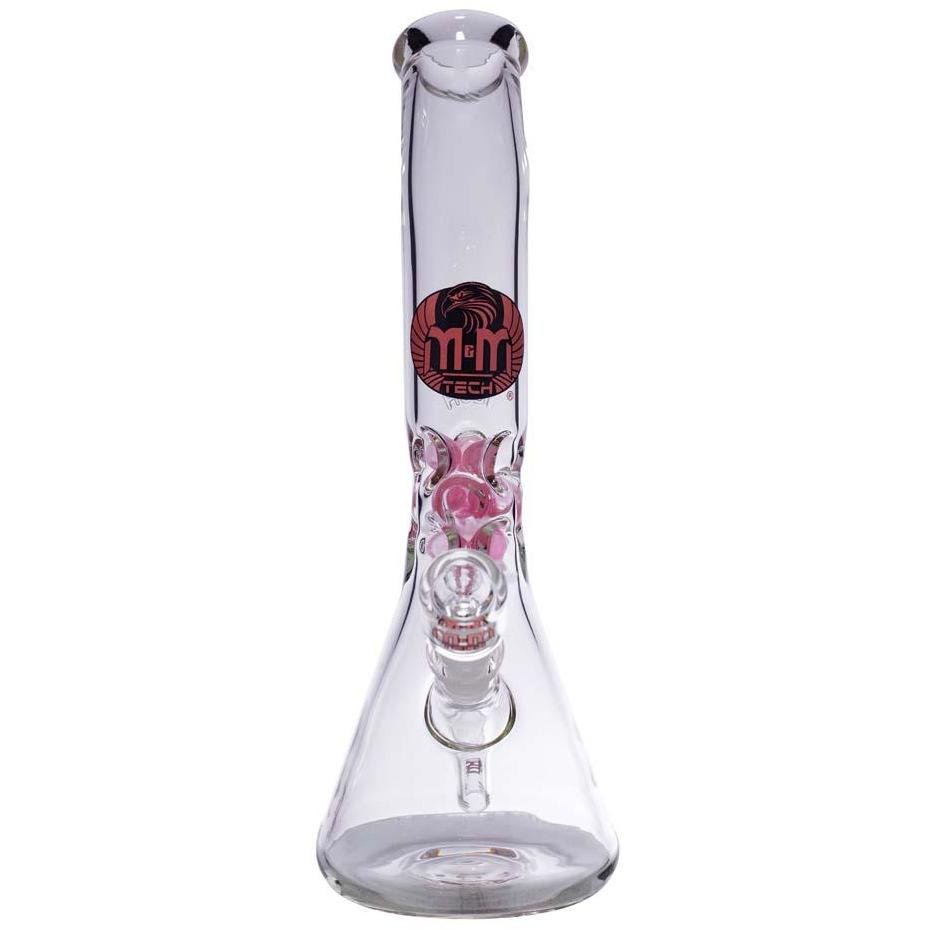 Waterpipe Lazy Beaker with Ice Pinch by M&M Tech - M&M Tech Glass