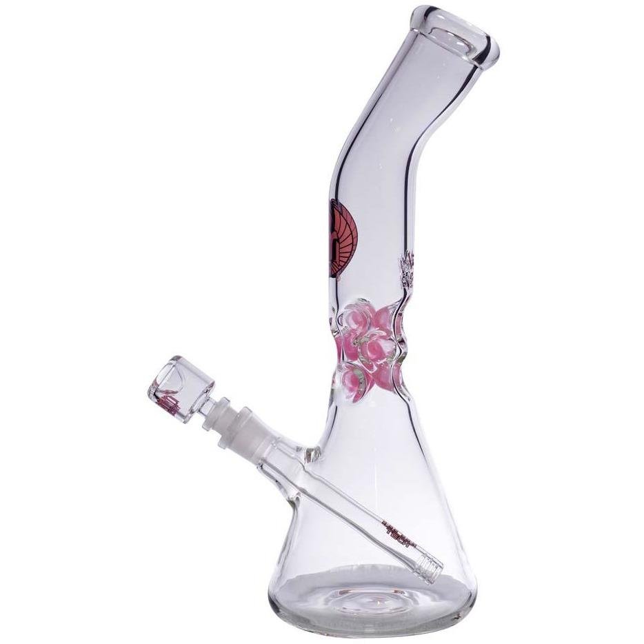 Waterpipe Lazy Beaker with Ice Pinch by M&M Tech - M&M Tech Glass