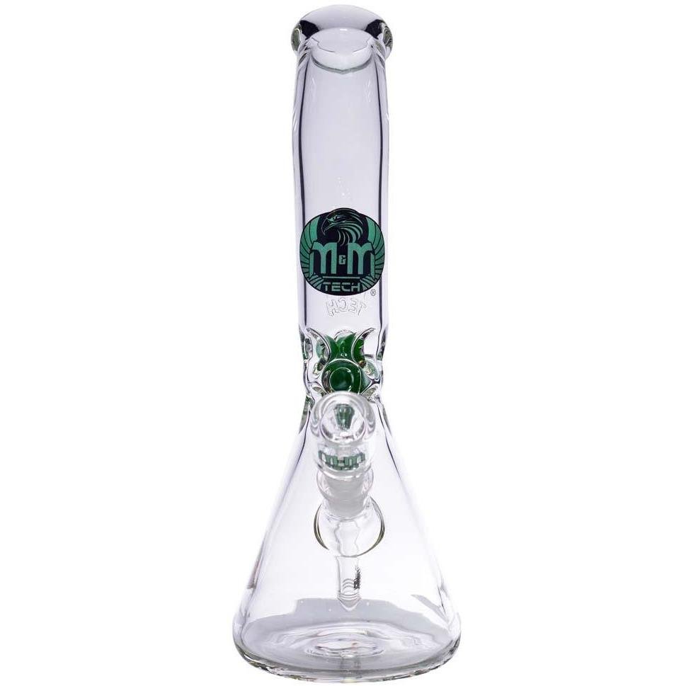 Waterpipe Lazy Beaker with Ice Pinch by M&M Tech - M&M Tech Glass