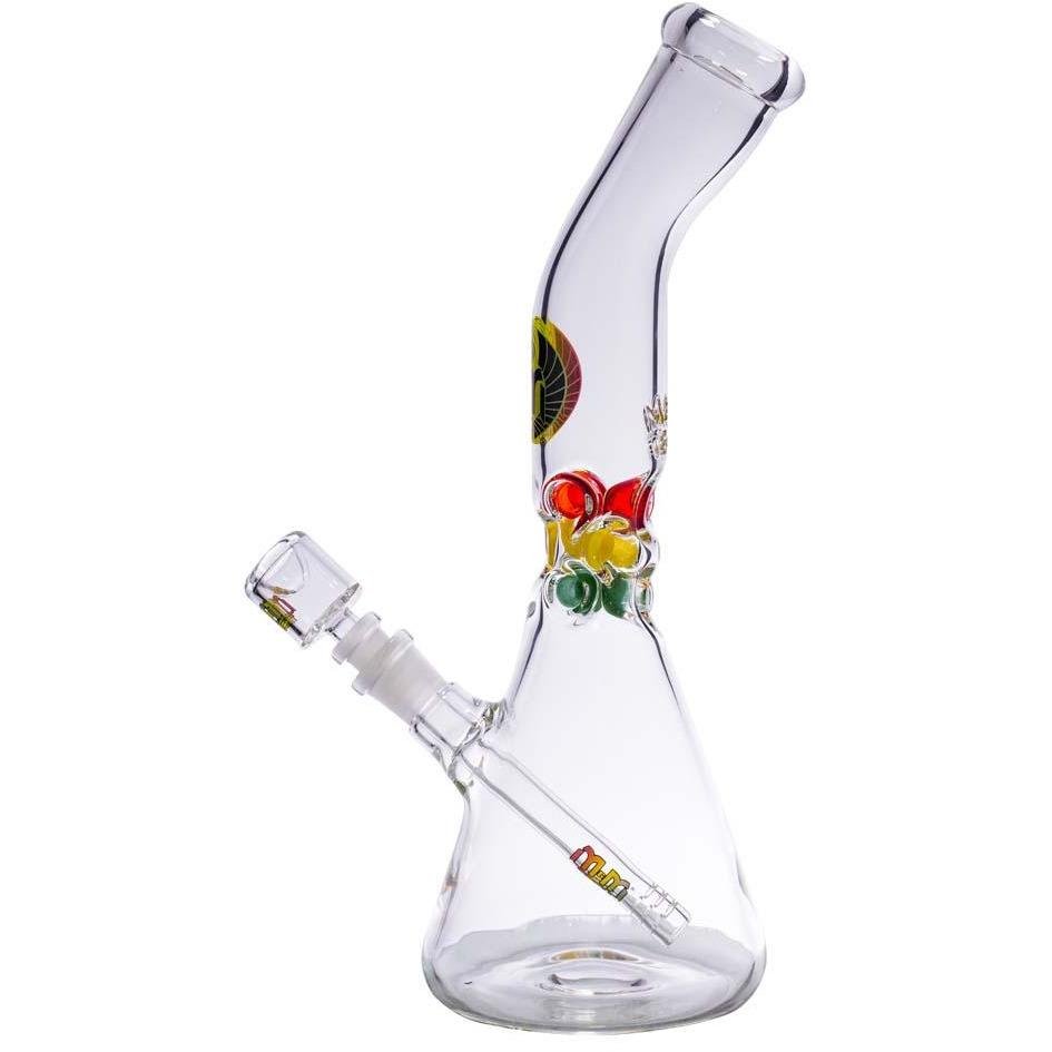 Waterpipe Lazy Beaker with Ice Pinch by M&M Tech - M&M Tech Glass