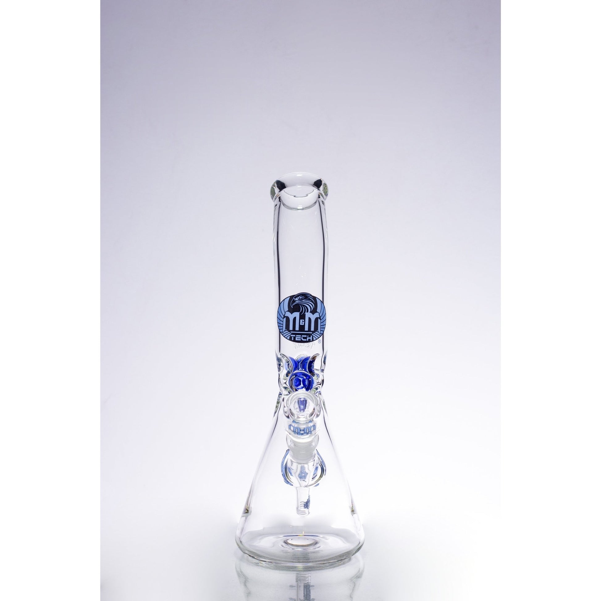 Waterpipe Lazy Beaker with Ice Pinch by M&M Tech - M&M Tech Glass