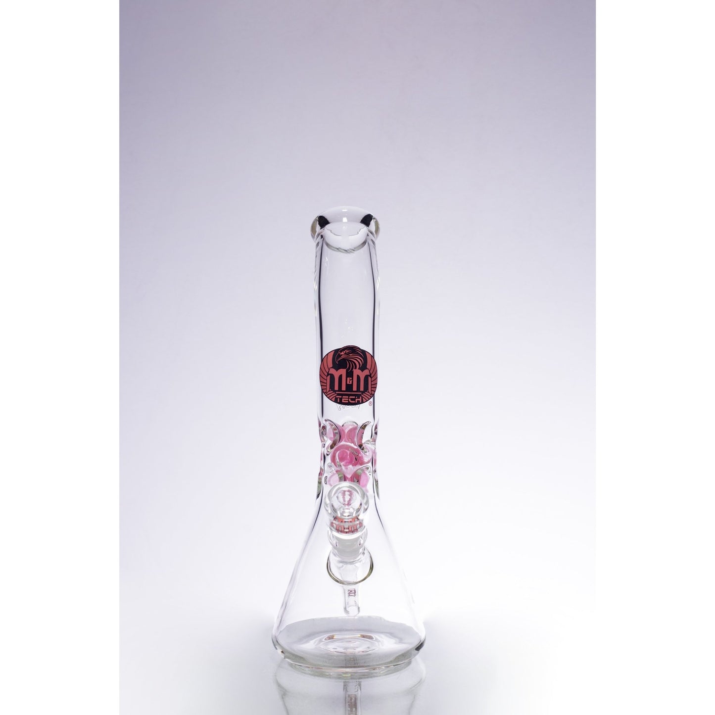 Waterpipe Lazy Beaker with Ice Pinch by M&M Tech - M&M Tech Glass