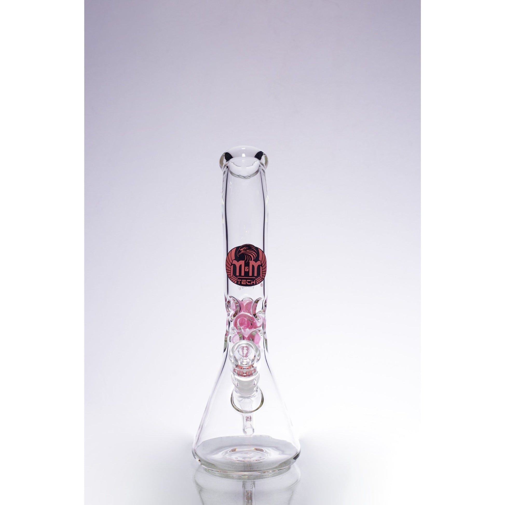 Waterpipe Lazy Beaker with Ice Pinch by M&M Tech - M&M Tech Glass