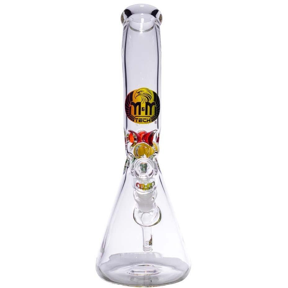 Waterpipe Lazy Beaker with Ice Pinch by M&M Tech - M&M Tech Glass
