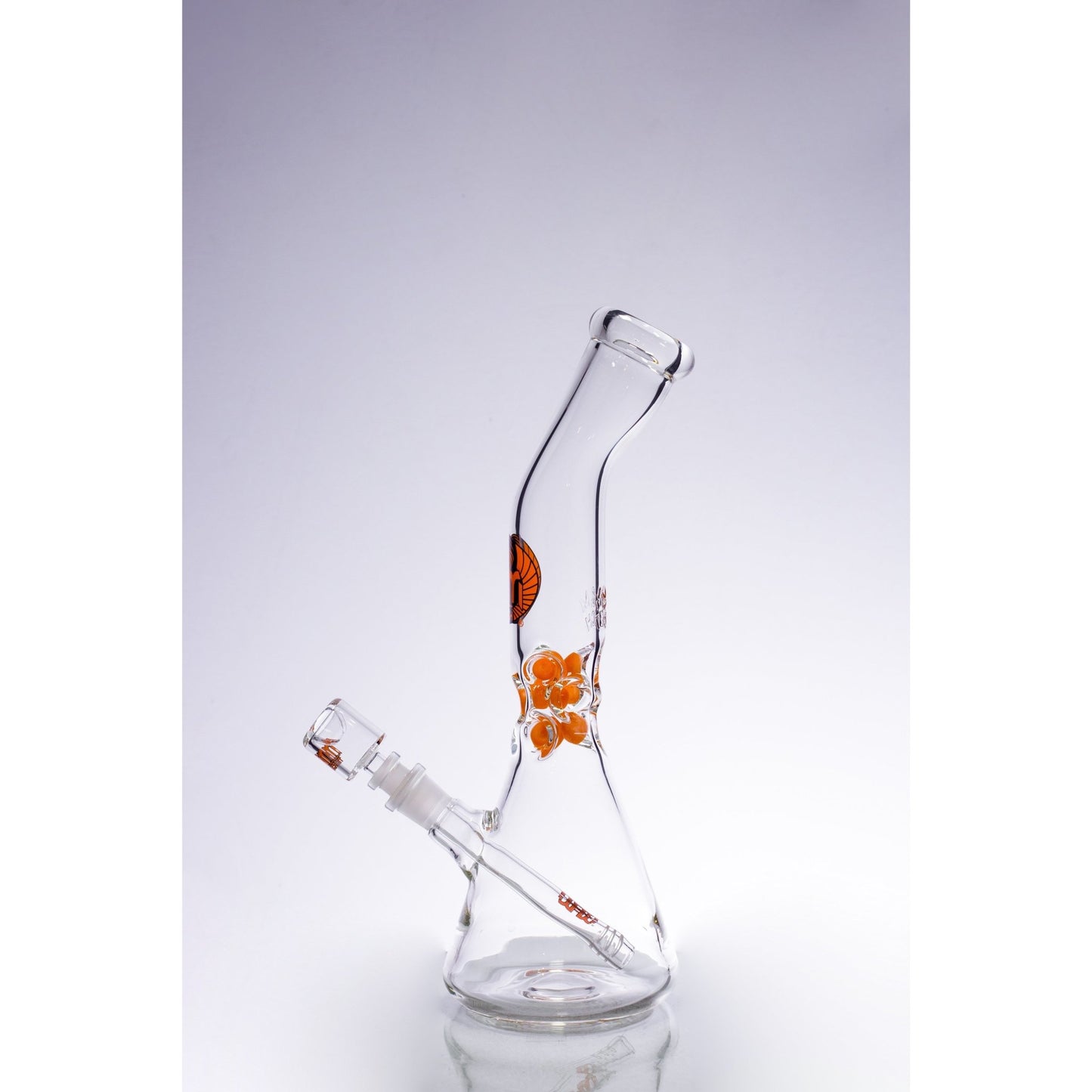Waterpipe Lazy Beaker with Ice Pinch by M&M Tech - M&M Tech Glass