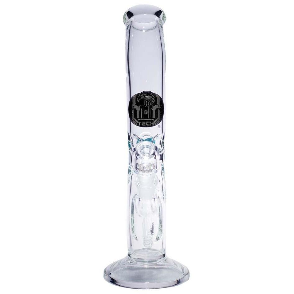 Waterpipe Lazy Straight Tube with Ice Pinch by M&M Tech - M&M Tech Glass