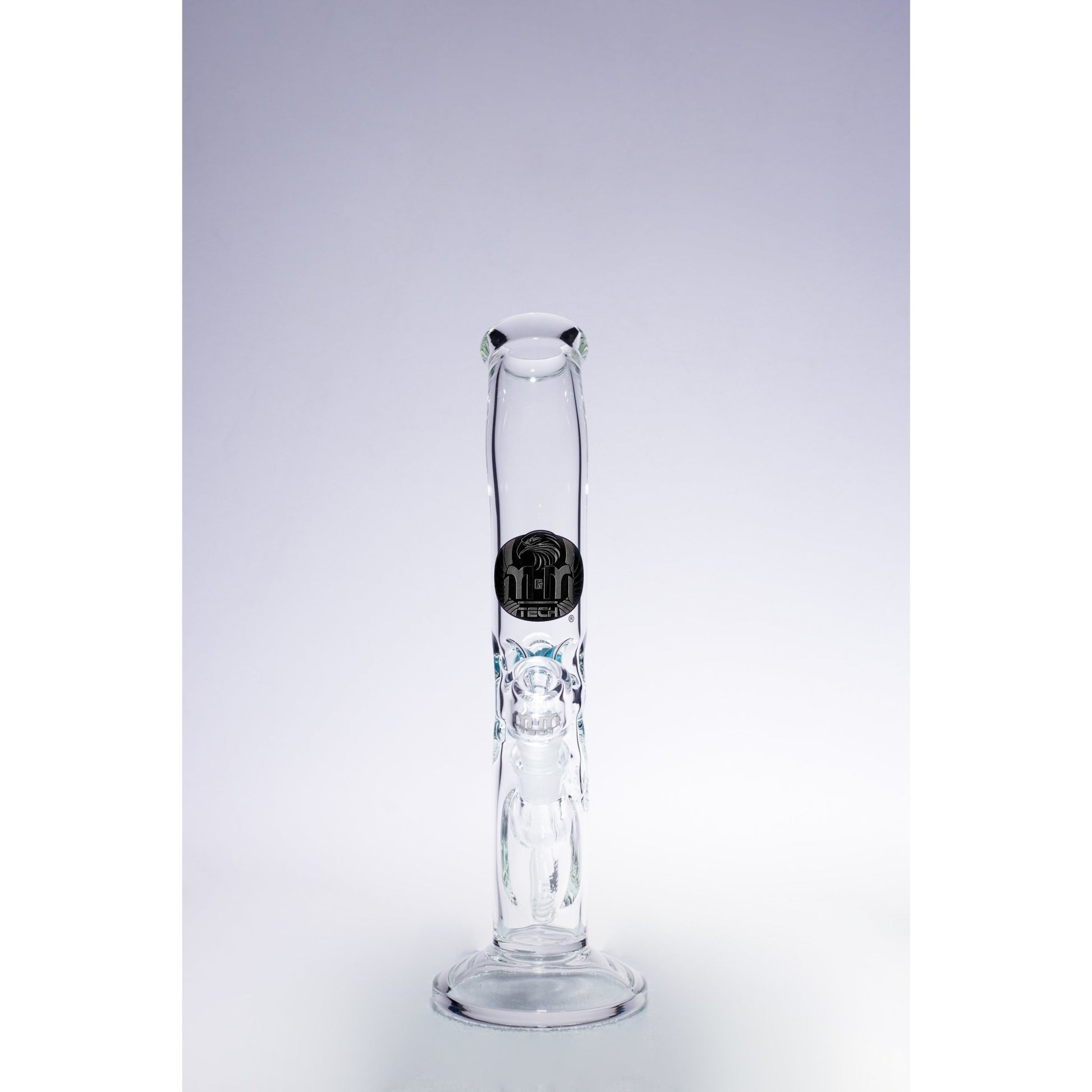 Waterpipe Lazy Straight Tube with Ice Pinch by M&M Tech - M&M Tech Glass